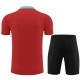 Barn Portugal Träningströja Ställ 2024-25 - Shorts Dark Röd