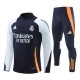 Barn Real Madrid Träningsoverall 2024-25 - 1-4 Zip Blå