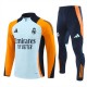Barn Real Madrid Träningsoverall 2024-25 - 1-4 Zip Orange
