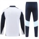 Barn Real Madrid Träningsoverall 2024-25 - 1-4 Zip Vit