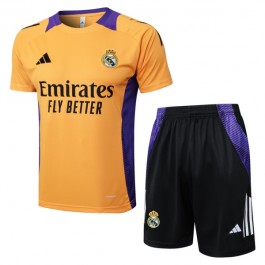 Barn Real Madrid Träningströja Ställ 2024-25 - Shorts Orange