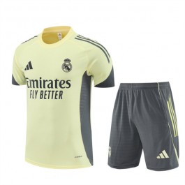 Barn Real Madrid Träningströja Ställ 2025-26 - Shorts Gul