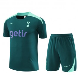 Barn Tottenham Hotspur Träningströja Ställ 2024-25 - Shorts Grön