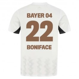 Bayer 04 Leverkusen Boniface 22 Matchtröja Borta 2024-2025