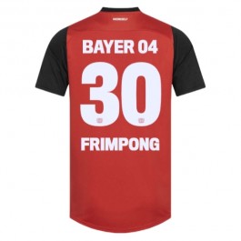 Bayer 04 Leverkusen Frimpong 30 Matchtröja Hemma 2024-2025