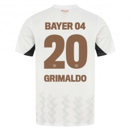 Bayer 04 Leverkusen Grimaldo 20 Matchtröja Borta 2024-2025