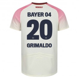Bayer 04 Leverkusen Grimaldo 20 Matchtröja Borta 2025-2026 Fotbollsställ