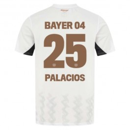 Bayer 04 Leverkusen Palacios 25 Matchtröja Borta 2024-2025