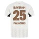 Bayer 04 Leverkusen Palacios 25 Matchtröja Borta 2024-2025