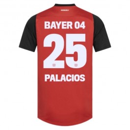 Bayer 04 Leverkusen Palacios 25 Matchtröja Hemma 2024-2025