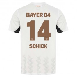 Bayer 04 Leverkusen Schick 14 Matchtröja Borta 2024-2025