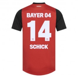Bayer 04 Leverkusen Schick 14 Matchtröja Hemma 2024-2025