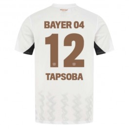 Bayer 04 Leverkusen Tapsoba 12 Matchtröja Borta 2024-2025