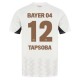 Bayer 04 Leverkusen Tapsoba 12 Matchtröja Borta 2024-2025