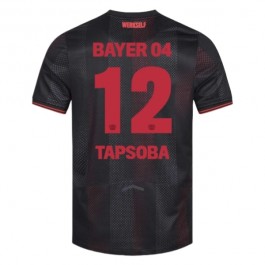 Bayer 04 Leverkusen Tapsoba 12 Matchtröja Hemma 2025-2026