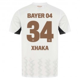 Bayer 04 Leverkusen Xhaka 34 Matchtröja Borta 2024-2025