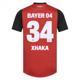 Bayer 04 Leverkusen Xhaka 34 Matchtröja Hemma 2024-2025