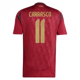 Belgien Carrasco 11 Matchtröja Hemma Euro 2024