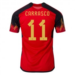 Belgien Carrasco 11 Matchtröja Hemma VM 2022