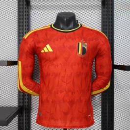 Belgien Hemmatröja VM 2026 Långärmad