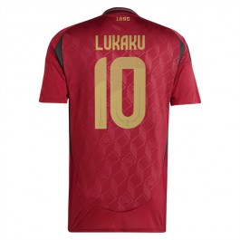 Belgien Lukaku 10 Matchtröja Hemma Euro 2024