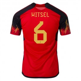 Belgien Witsel 6 Matchtröja Hemma VM 2022