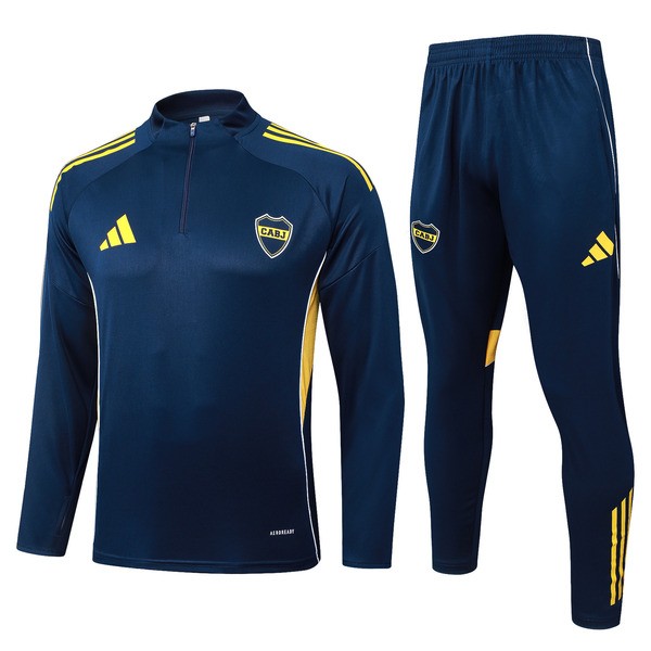 Boca Juniors Träningsoverall med Tröja 2025-26 - 1-4 Zip Blå Boca Juniors Träningsoverall med Tröja 2025-26 - 1-4 Zip Blå