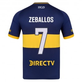 Boca Juniors Zeballos 7 Matchtröja Hemma 2025-2026 Fotbollsställ