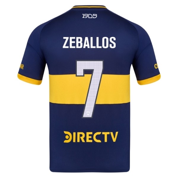 Boca Juniors Zeballos 7 Matchtröja Hemma 2025-2026 Fotbollsställ Boca Juniors Zeballos 7 Matchtröja Hemma 2025-2026 Fotbollsställ