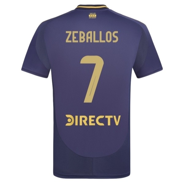 Boca Juniors Zeballos 7 Matchtröja Tredje 2025-2026 Fotbollsställ Boca Juniors Zeballos 7 Matchtröja Tredje 2025-2026 Fotbollsställ