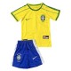 Brasilien Matchtröja Barn Hemma Retro 1998