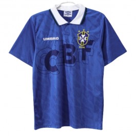 Brasilien Matchtröja Borta Retro 1991-1993