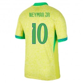 Brasilien Neymar Jr 10 Matchtröja Hemma Copa América 2024
