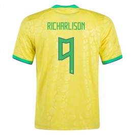 Brasilien Richarlison 9 Matchtröja Hemma VM 2022