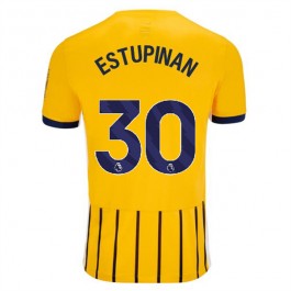Brighton Hove Albion Estupinan 30 Matchtröja Borta 2024-2025