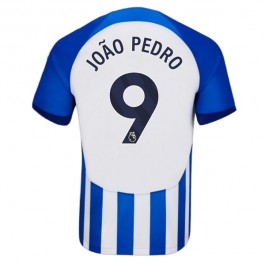 Brighton Hove Albion João Pedro 9 Matchtröja Hemma 2023-2024