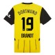 BVB Borussia Dortmund Brandt 19 Matchtröja Hemma 2024-2025