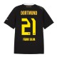 BVB Borussia Dortmund Fábio Silva 21 Bortatröja 2026-2027 BVB Borussia Dortmund Fábio Silva 21 Bortatröja 2026-2027