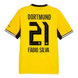 BVB Borussia Dortmund Fábio Silva 21 Hemmatröja 2026-2027 BVB Borussia Dortmund Fábio Silva 21 Hemmatröja 2026-2027