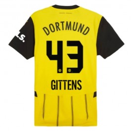 BVB Borussia Dortmund Gittens 43 Matchtröja Hemma 2024-2025