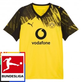 BVB Borussia Dortmund Matchtröja Hemma Bundesliga Patch 2025-2026