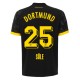BVB Borussia Dortmund Sule 25 Matchtröja Borta 2023-2024