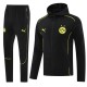 BVB Borussia Dortmund Träningsjacka Ställ 2024-25 - Hoodie Svart