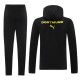 BVB Borussia Dortmund Träningsjacka Ställ 2024-25 - Hoodie Svart