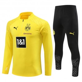 BVB Borussia Dortmund Träningsoverall 2023-24 - 1-4 Zip Gul