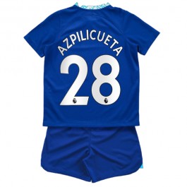 Chelsea Azpilicueta 28 Matchtröja Barn Hemma 2022-2023