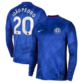 Chelsea João Pedro 20 Matchtröja Hemma 2025-2026 Långärmad