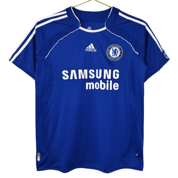 Chelsea Matchtröja Hemma Retro 2006-2007 Fotbollsställ Chelsea Matchtröja Hemma Retro 2006-2007 Fotbollsställ