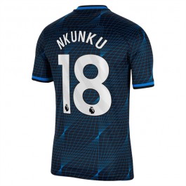 Chelsea Nkunku 18 Matchtröja Borta 2023-2024