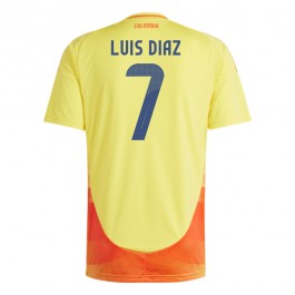 Colombia Luis Díaz 7 Matchtröja Hemma Copa América 2024